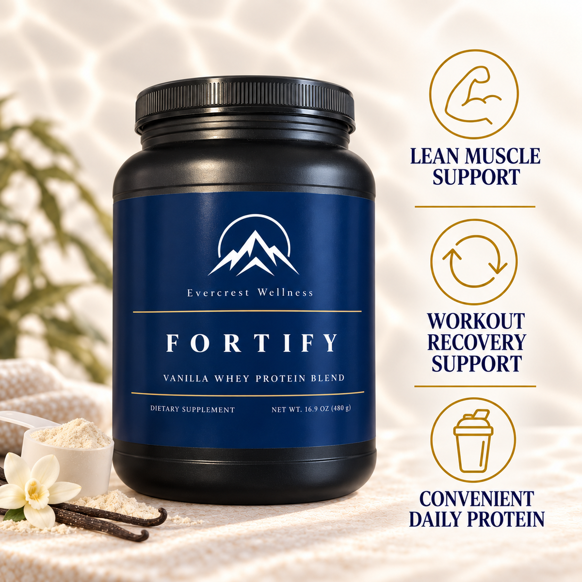 FORTIFY — Vanilla Whey Protein Blend