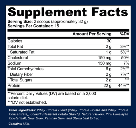 FORTIFY — Vanilla Whey Protein Blend